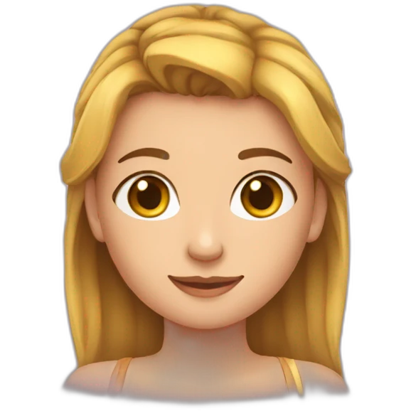 Une fille qui dors sur un chat emoji