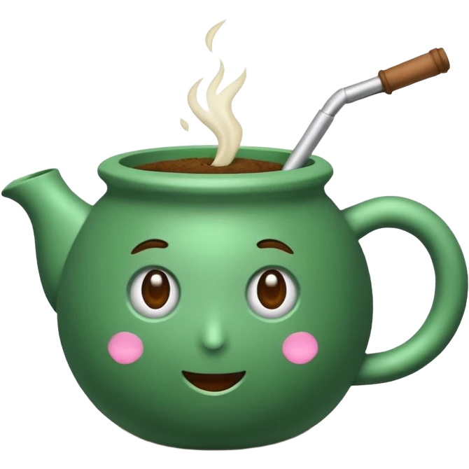 Mate com a cuia roxa emoji