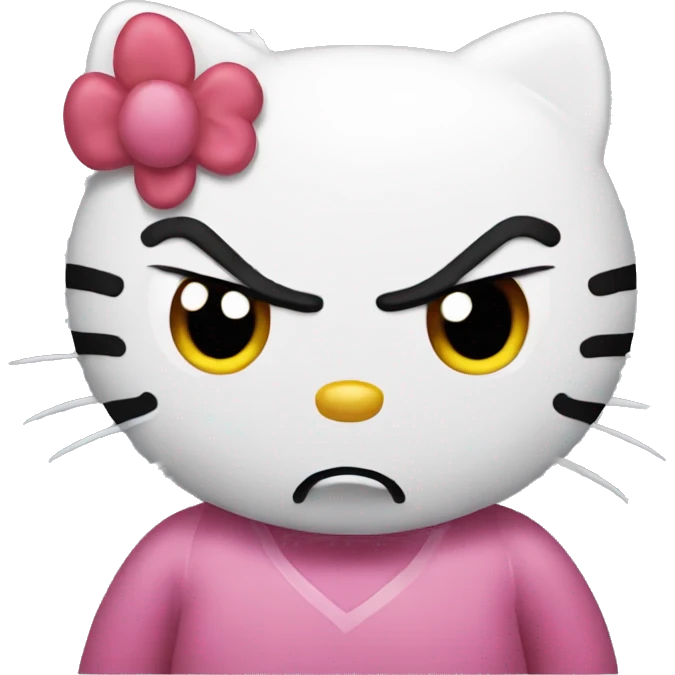 Angry Hello Kitty  emoji