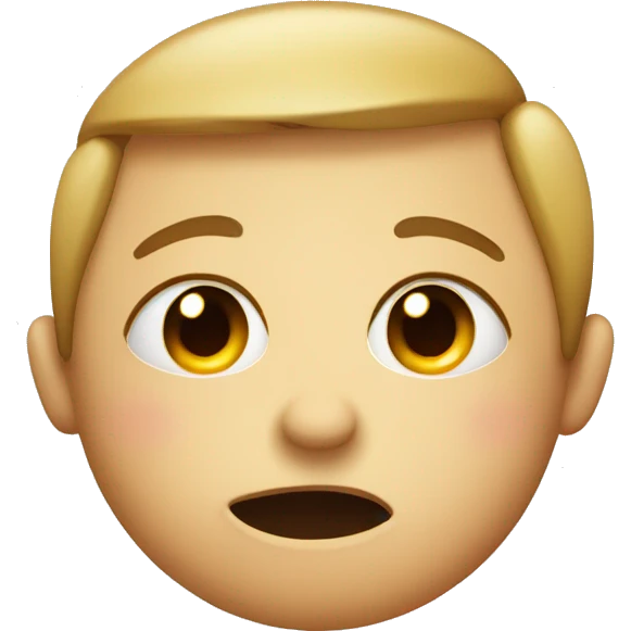 Emoji biting lip with eyes squinted  emoji