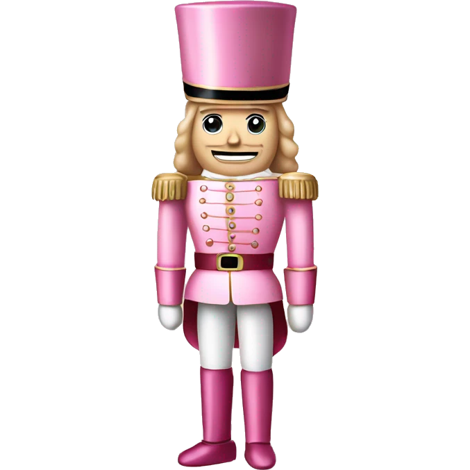 Light pink nutcracker emoji