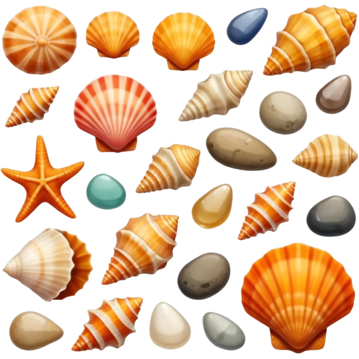 beach elements emoji