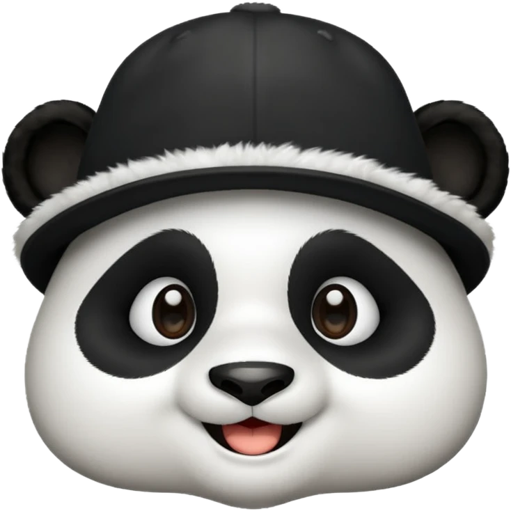 panda wearing hat emoji