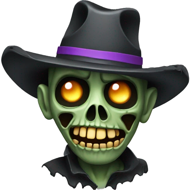 Zombie with sombrero emoji