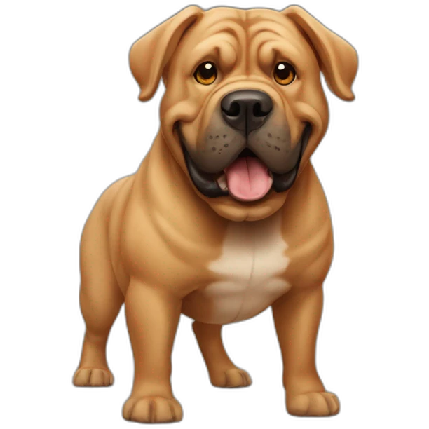 Dog Bull mastif emoji