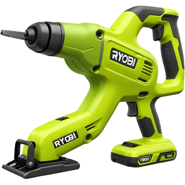 RYOBI ONE+ 18V Cordless Reciprocating saw battery emoji style emoji