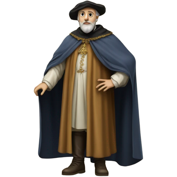generate Galileo di Vincenzo  full body in standing emoji