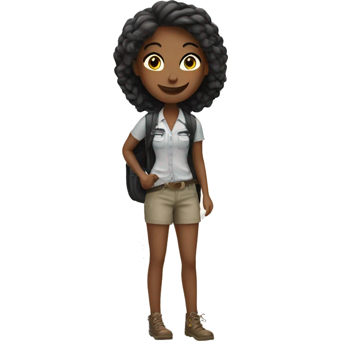 Travel girl usa emoji