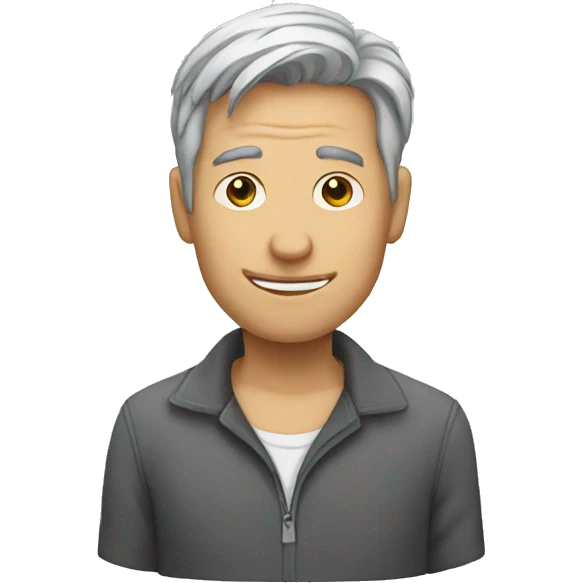 gray man emoji