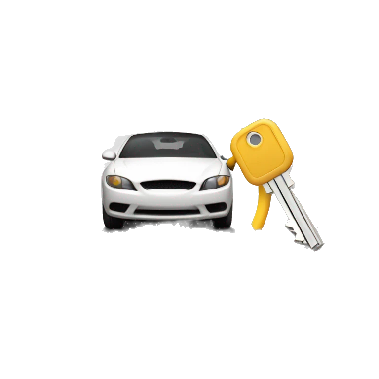 entrega de llave audífonos llave de carro y AirTag  emoji