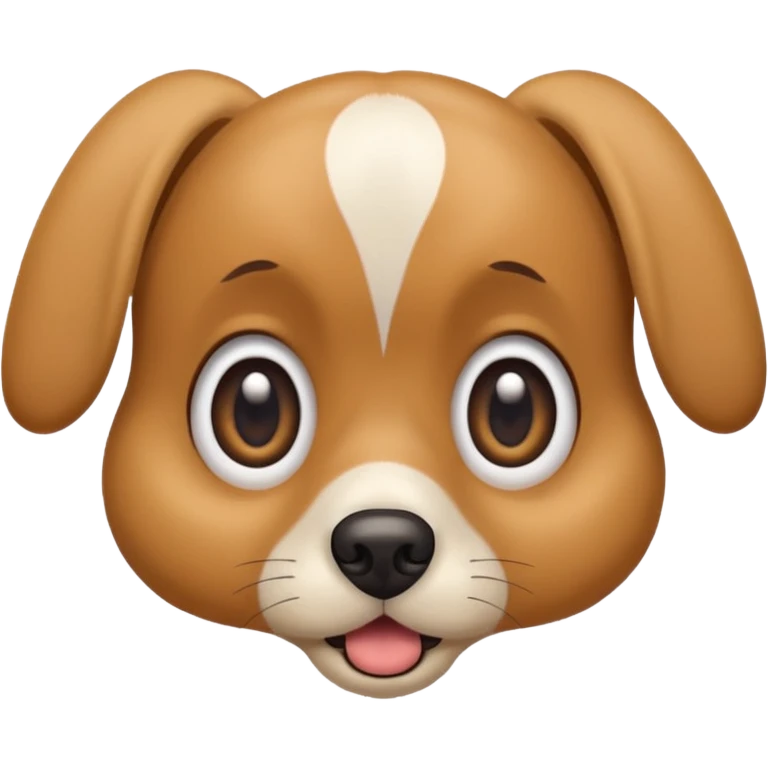 Un chien s'étonne  emoji