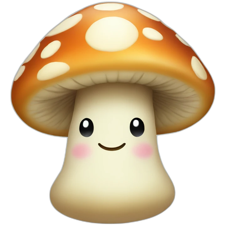 happy-mushroom emoji