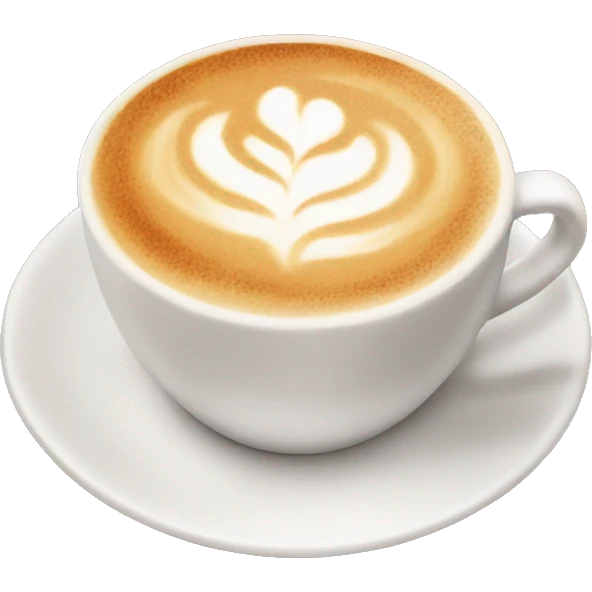 Café latte emoji