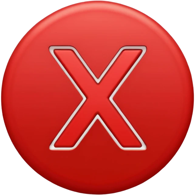 red minus symbol emoji