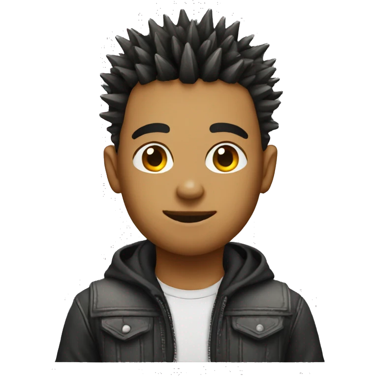 Tech boy with spikes emoji