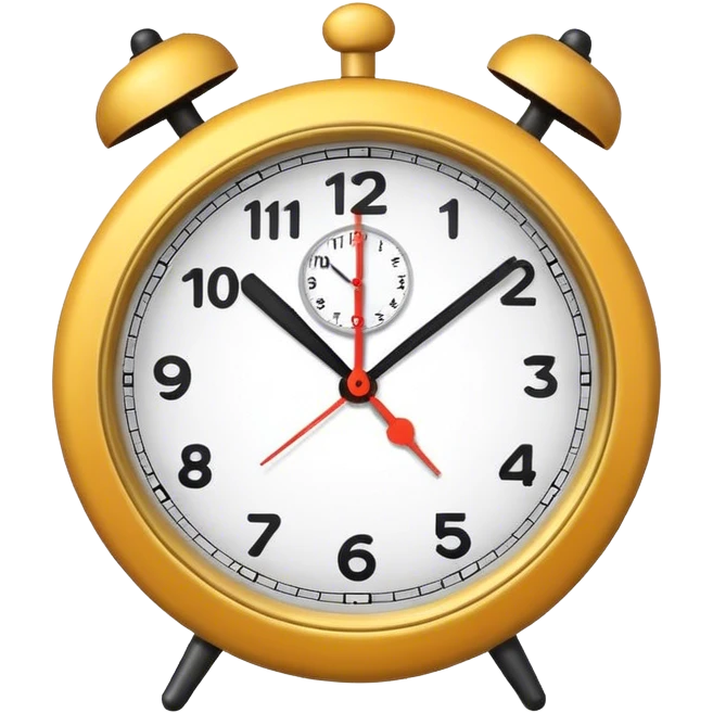 look at the time emoji
