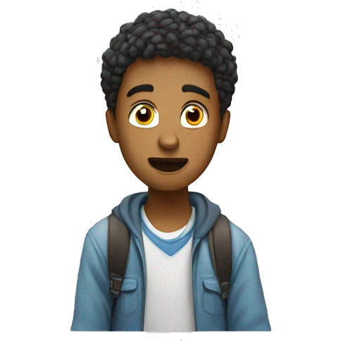 Confused Student having § flying around their Head  emoji
