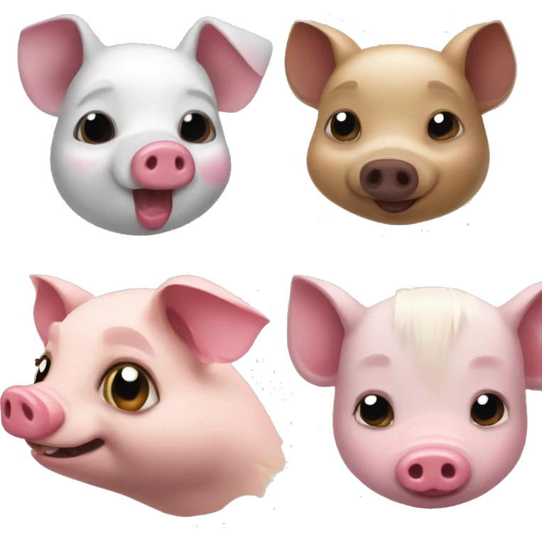 ferrets and pigs the ugly one emoji
