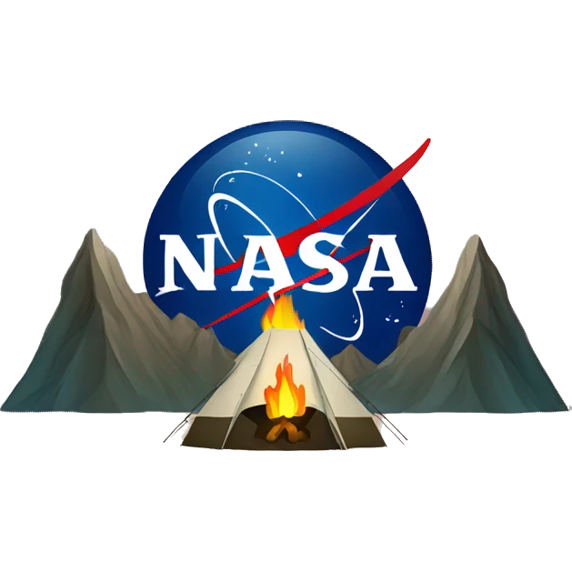 NASA logo for a camping group emoji