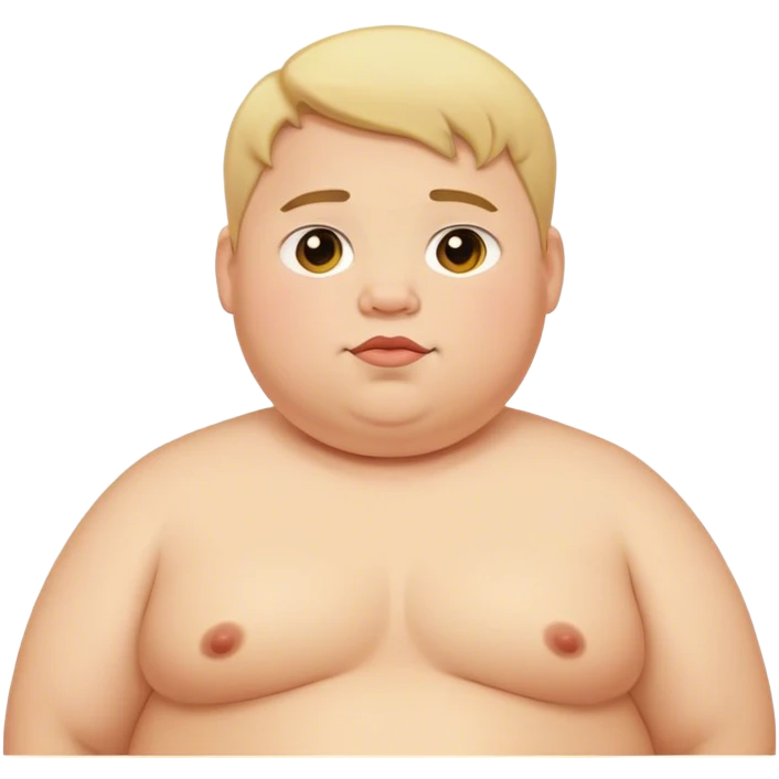 A gay fat kid emoji