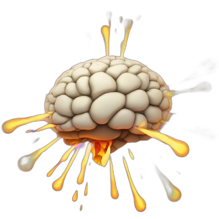 exploding brain emoji