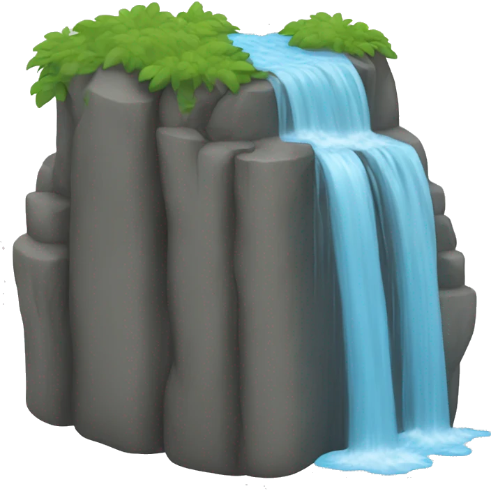 water falls emoji