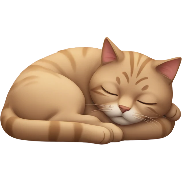 sleeping cat emoji