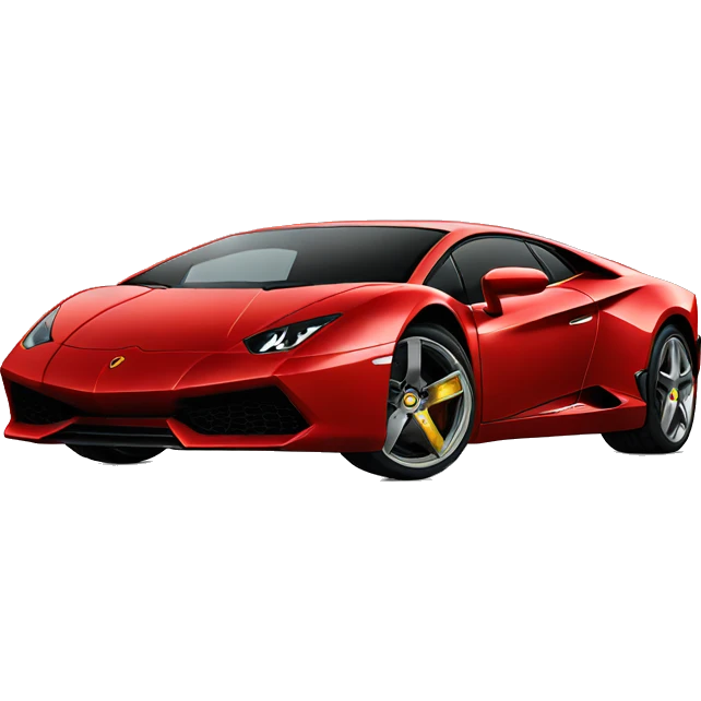 Red Lamborghini  emoji