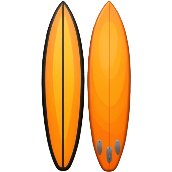 orange pattern surfboard emoji