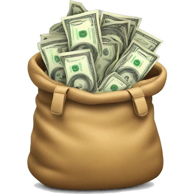 bag full of money emoji