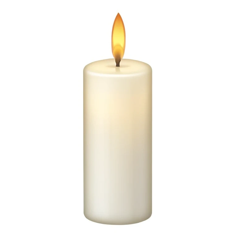 white candle emoji