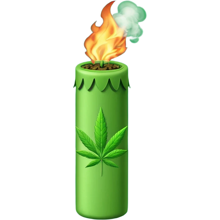 Pétard de ganja emoji