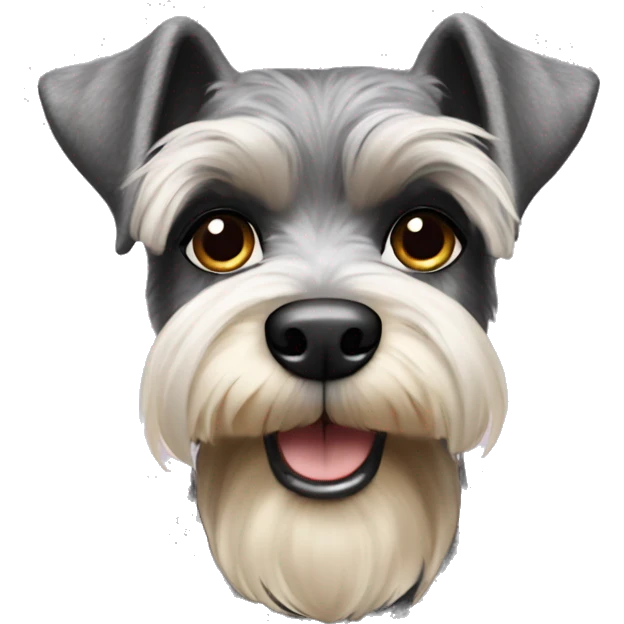 Schnauzer wearing UGG boots emoji