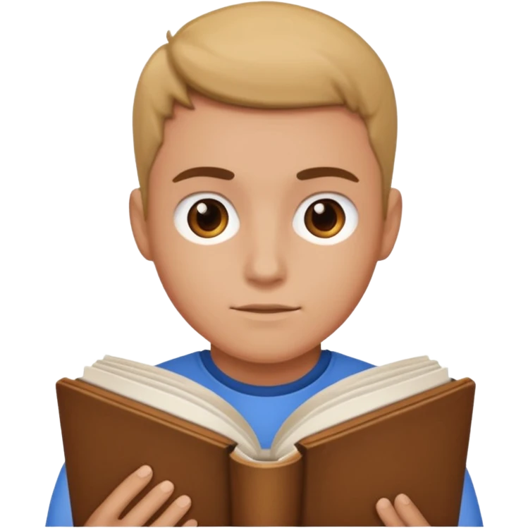 Un. Livre humain emoji