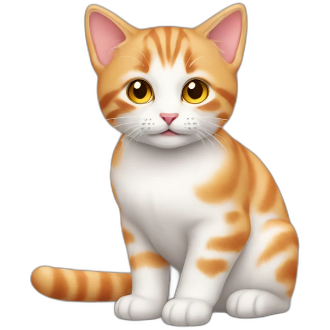 Little cat red  emoji