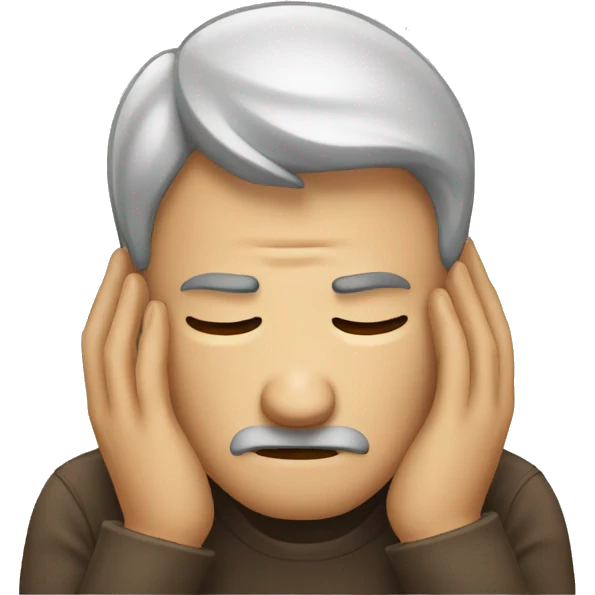 man facepalming emoji