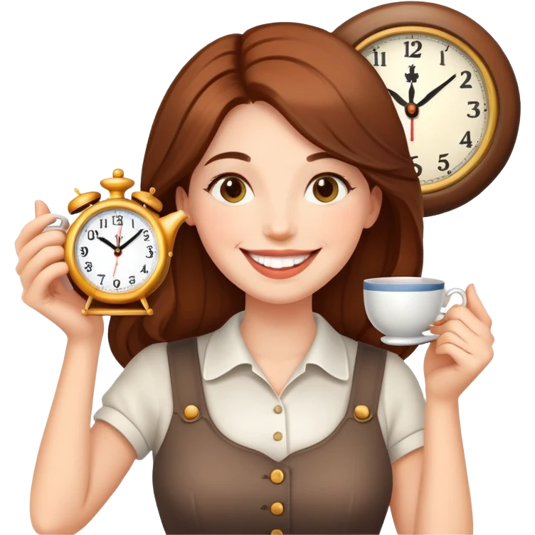 Clock that tea sis  emoji