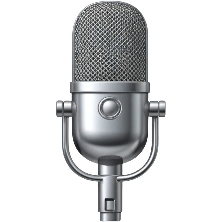 Outlined 🎤 emoji emoji