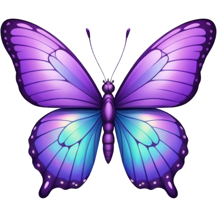 purple butterfly emoji