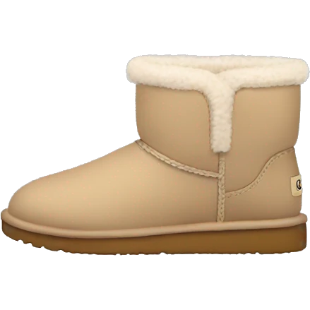 mini ugg beige emoji