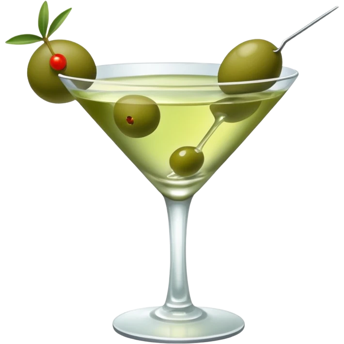 Dirty martini big olive emoji