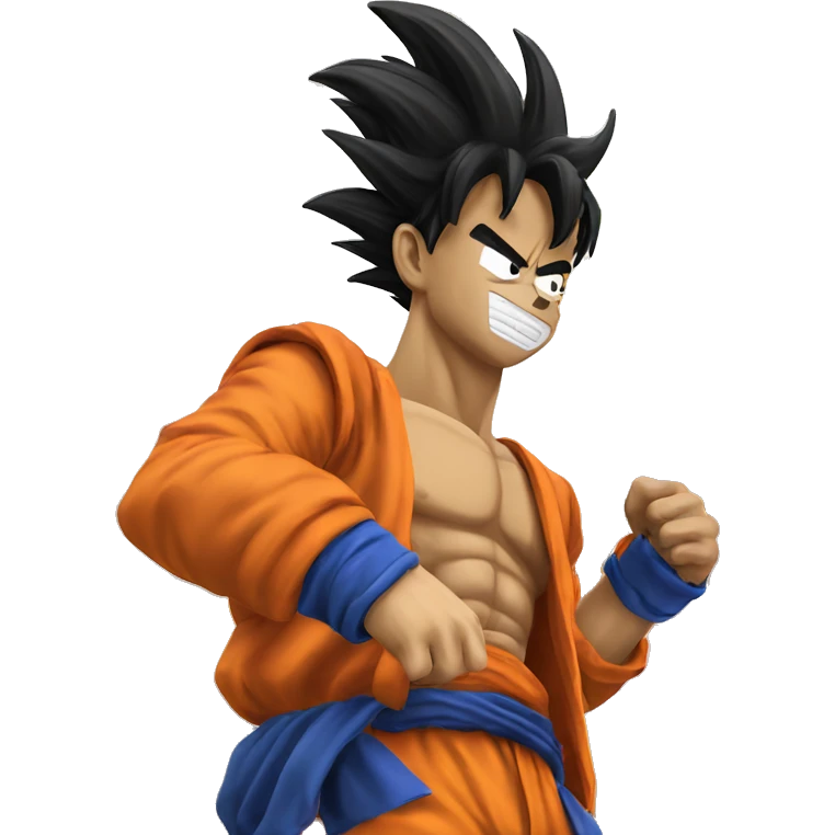 Goku drunk as fuck in discoteca emoji