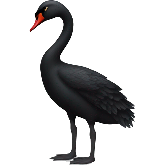 Black swan emoji