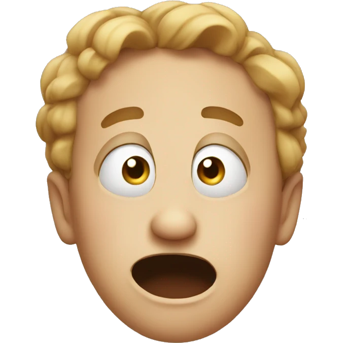 Funny face emoji