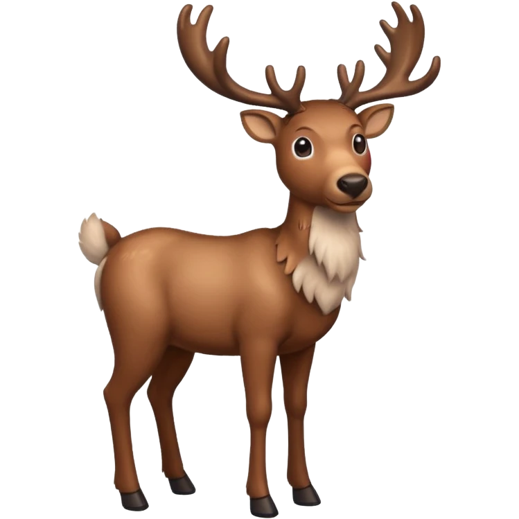 reindeer emoji