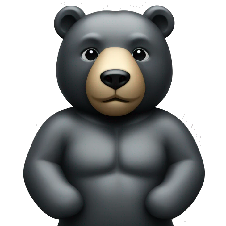 The bear statue emoji