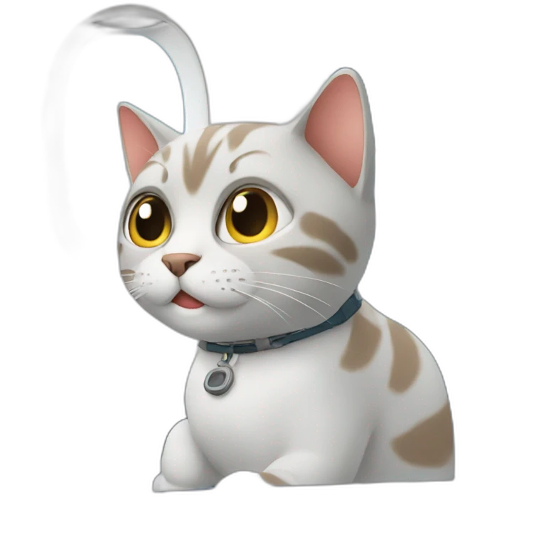 Cat on a plane emoji
