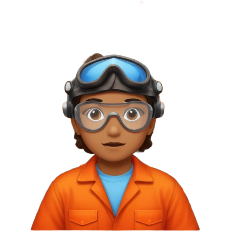 Volcano Experiment of  a kid  emoji