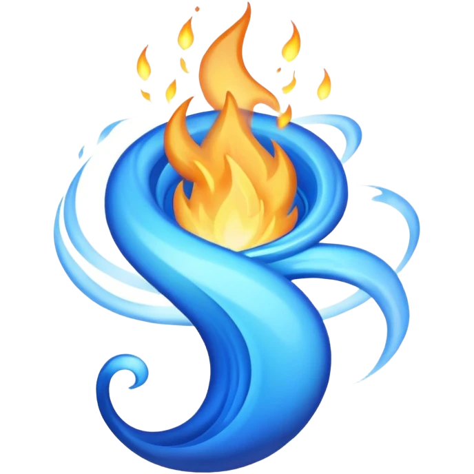 blue hot  emoji