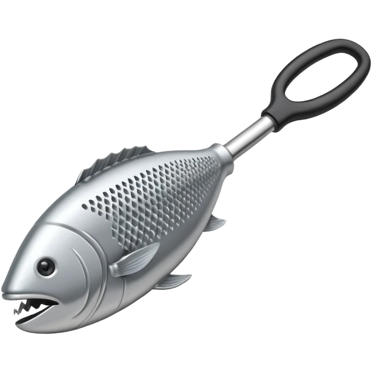 Metal fish scaler  emoji